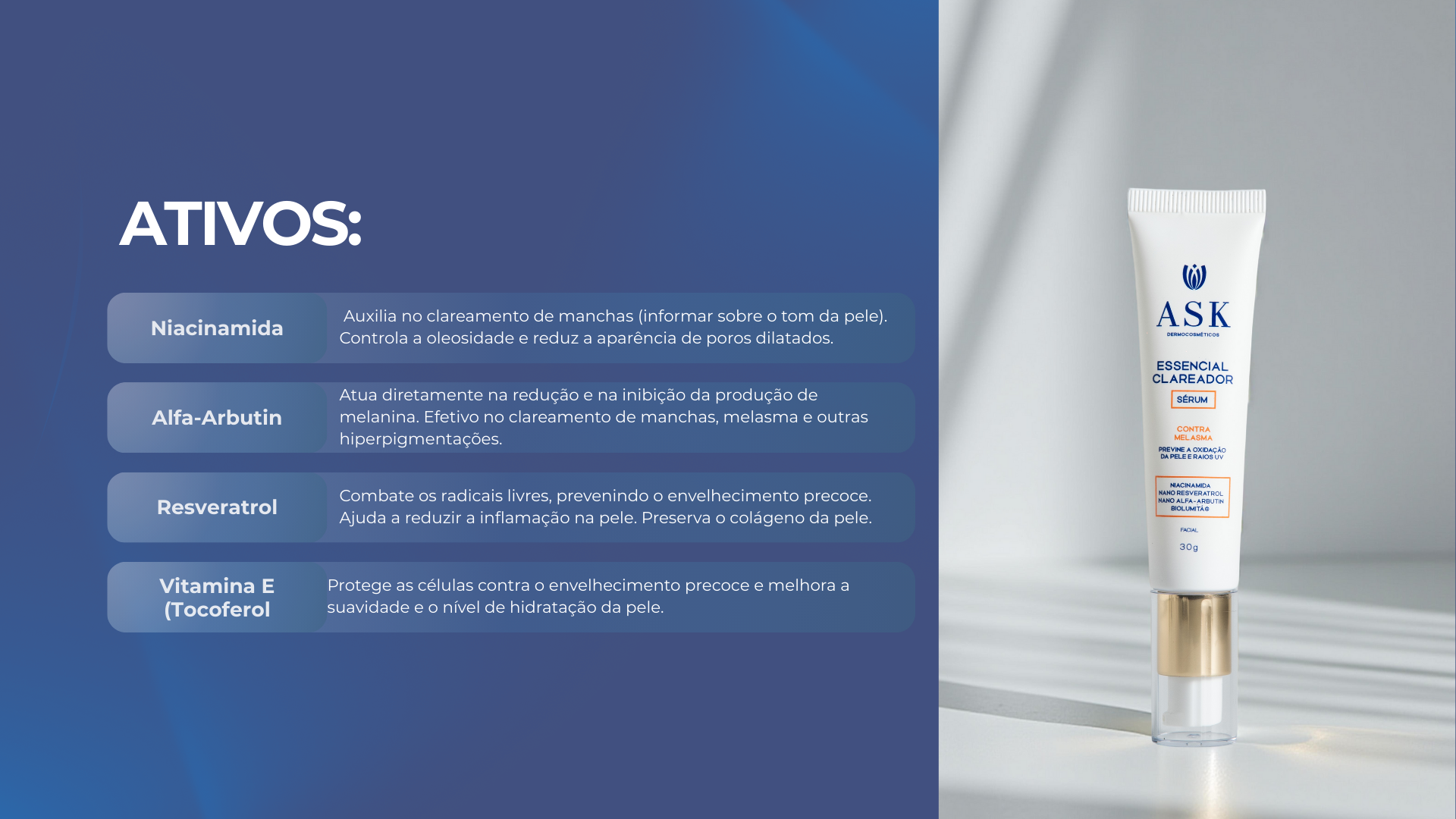 Kit Clareador e Anti-idade com Vitamina C concentrada