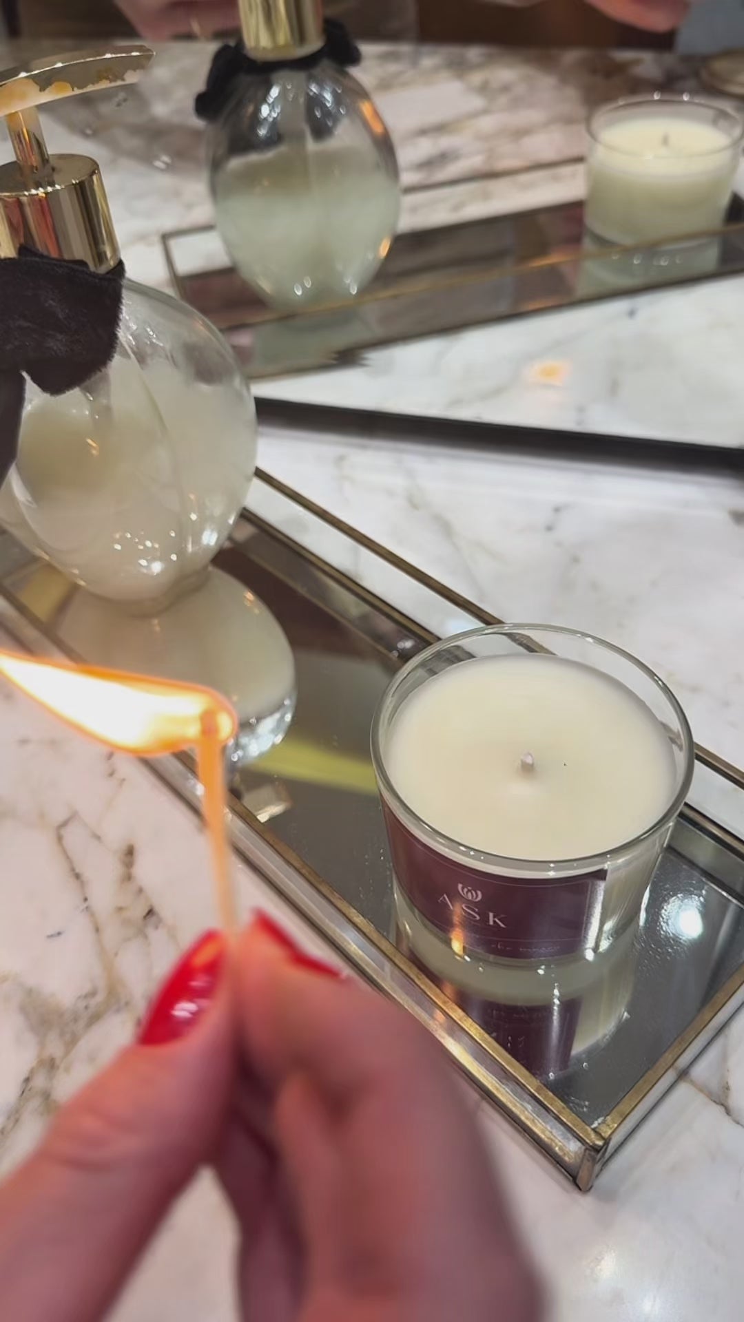 Carregar vídeo: KIT Especial - Área dos olhos + Anti-idade +  BRINDE Vela Aromática | Mês das Mães ASK